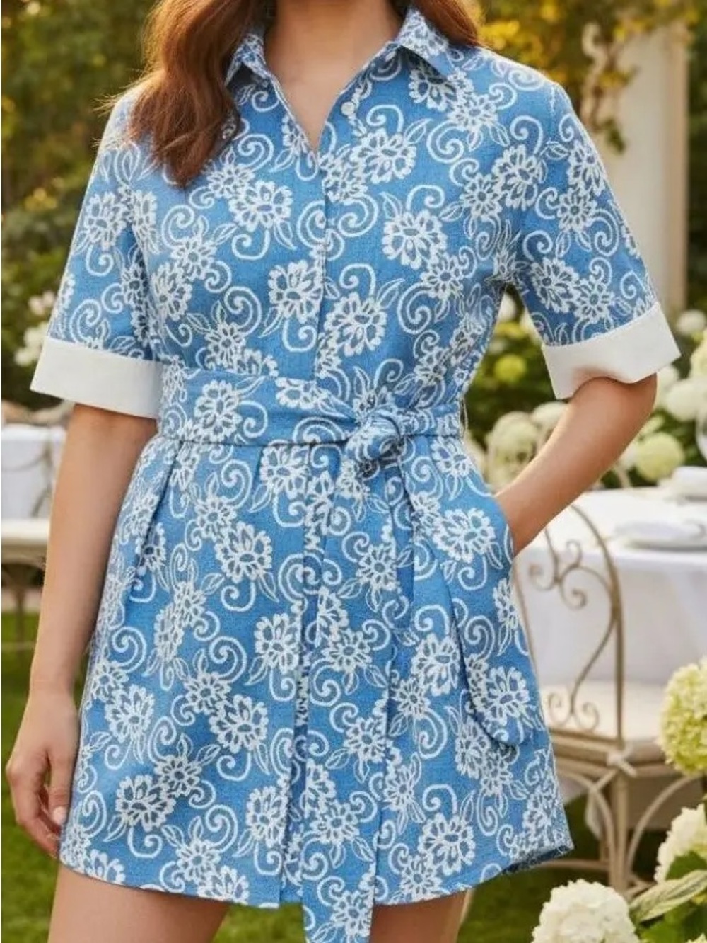 Pomander Palace - Riviera Painted Chintz Aurora Dress